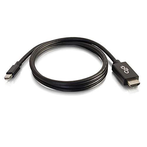 C2G C2G Mini Display Port Adapter, Display Port to HDMI, Male to Male, Black, 3 Feet (0.91 Meters), Cables to Go 54420
