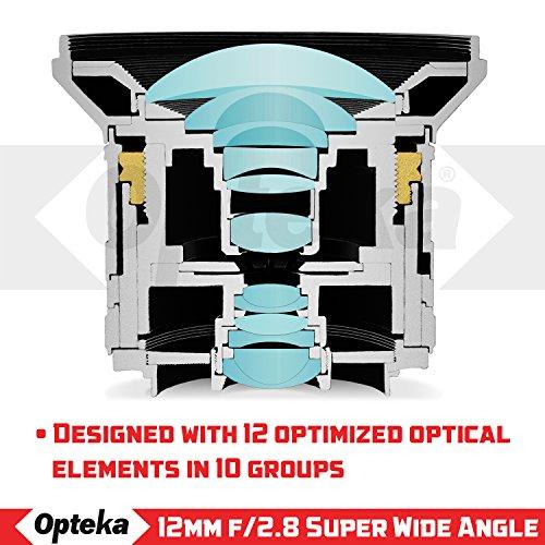 Opteka Opteka 12mm f/2.8 HD MC Manual Focus Wide Angle Lens for Panasonic Micro 4/3 Mount Digital Cameras