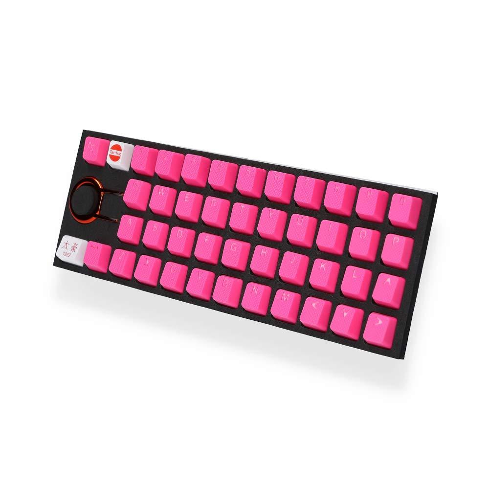 TAI-HAO Tai-Hao Rubber Keycaps Set - Pink - 42 pcs