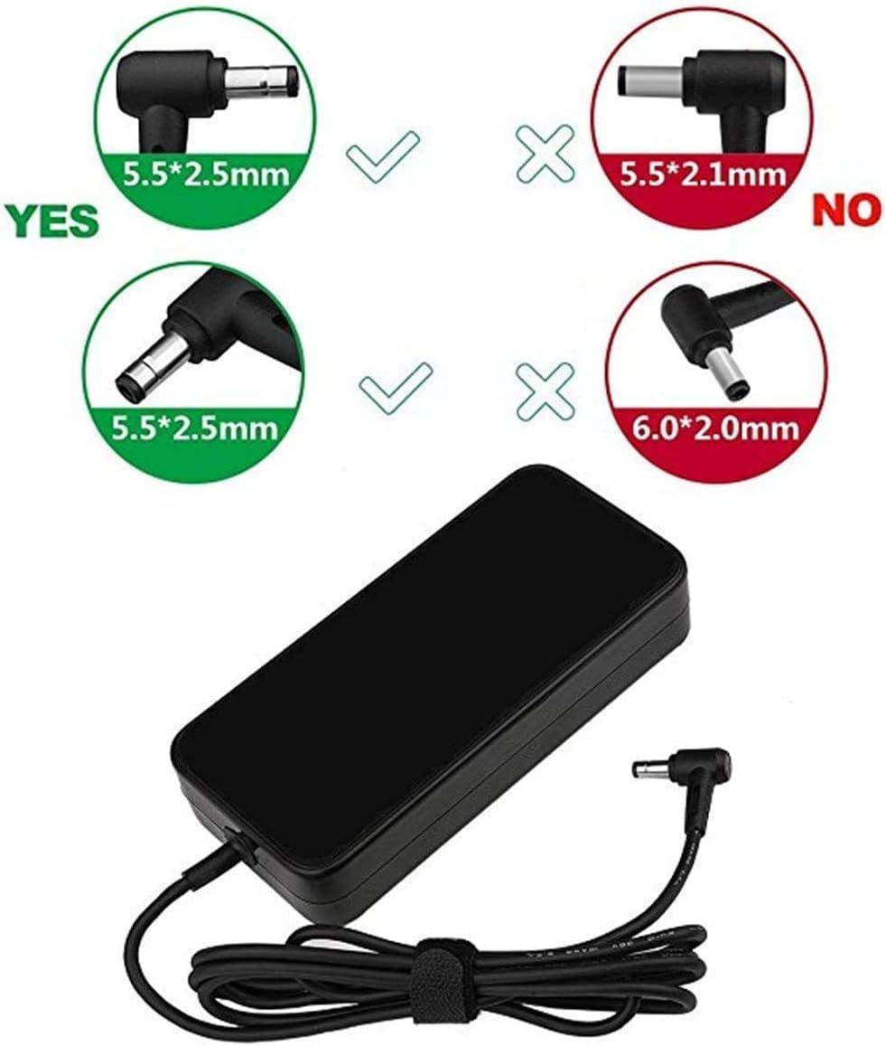 JIAHENGDE 120W Power Adapter Fit for Asus ROG GL550 GL550JK GL551JK GL551JM GL551JW GL551JX GL552V GL552VW GL552JX GL552J GL553VW GL553VD GL553VE PA-1121-28 A15-120P1A Laptop Charger