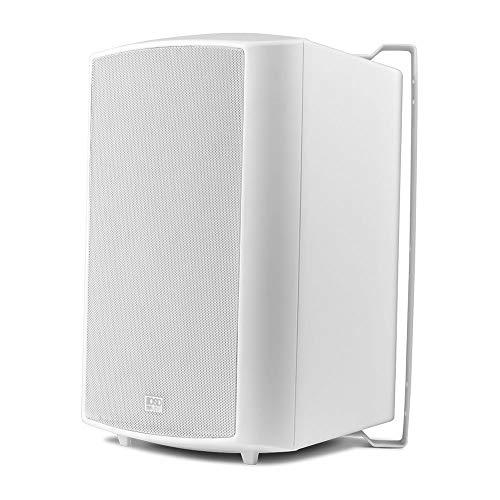 OSD Audio OSD 8\" Outdoor Patio Speaker Pair 180W, Weatherproof IP54 Rated Aluminum Grilles, White AP840