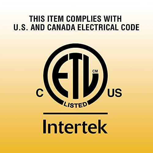 DATA COMM DataComm Electronics 45-8011-1P Multi-Functional Recessed Media Box with Integrated Duplex Power Receptacle For Seamless Home & Office Connectivity Solutions, In Wall Box, Hides TV Outlet & Cables