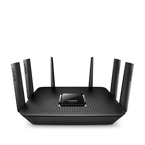 Linksys Linksys WiFi 5 Router, Tri-Band, 3,500 Sq. ft Coverage, 25+ Devices, Speeds up to (AC4000) 4.0Gbps - EA9300