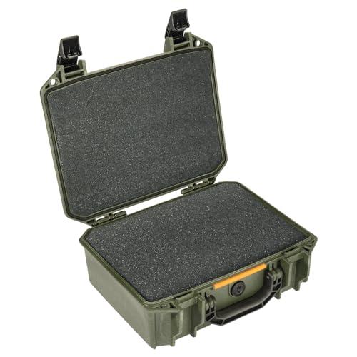 Pelican Pelican Vault - V200 Multi-Purpose Hard Case with Foam for Camera, Drone, Equipment, Electronics, and Gear (OD GReen)