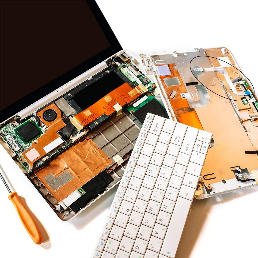 uxcell uxcell Flexible Flat Cable, 10 Pins 0.5mm Pitch 150mm FPC FFC Flexible Ribbon Cable for LCD TV DVD Player Laptop 10Pcs (A Type)