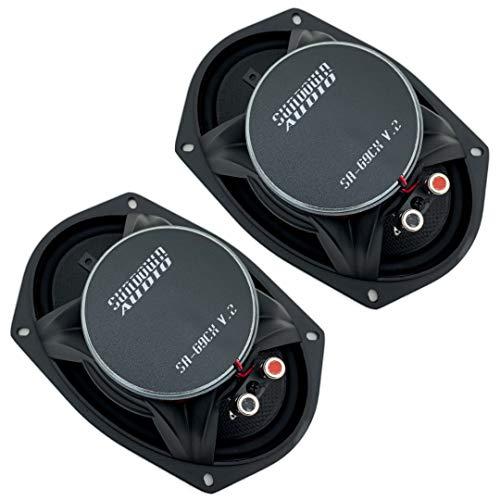 Sundown Audio Sundown Audio SA-69CX v2 6\" x 9\" 125W RMS Silk Tweeter Coaxial Speakers
