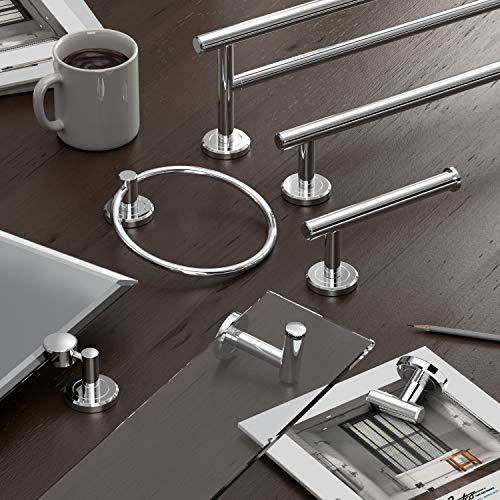 Gatco Gatco 1420 Latitude II Toilet Paper Holder with Mobile Shelf, Chrome