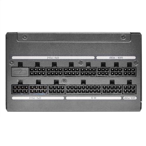 SUPER FLOWER Super Flower Leadex VII XG 1000W 80+ Gold, Cybenetics Platinum, Full Modular, ATX 3.1 & PCIe 5.0, W/12VHPWR Cable (2x8pin - 16pin Native Cables), Power Supply, FDB Fan, SF-1000F14XG, Black Version