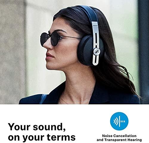 Sennheiser Consumer Audio SENNHEISER Momentum 3 Wireless Noise Cancelling Headphones with Alexa, Auto On/Off, Smart Pause Functionality and Smart Control App, Black