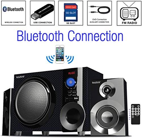 Boytone Boytone BT-215FD Wireless Bluetooth Stereo Audio Speaker 55 W with Powerful Sound, Bass System, FM Radio, Remote Control, Aux-in Port, USB/SD/for Phone's Laptops