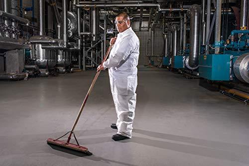 International Enviroguard International Enviroguard Standard Weight 3 Layer SMS General Protective Coverall for General Cleanup (White) Elastic Wrist and Open Ankle, 3XL, (25 per case)