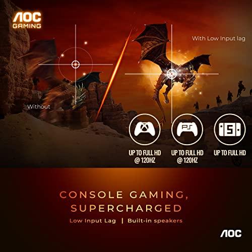 AOC AOC C32G2 32" Curved Frameless Gaming Monitor FHD, 1500R Curved VA, 1ms, 165Hz, FreeSync, Height adjustable, 3-Year Zero Dead Pixel Policy, Black