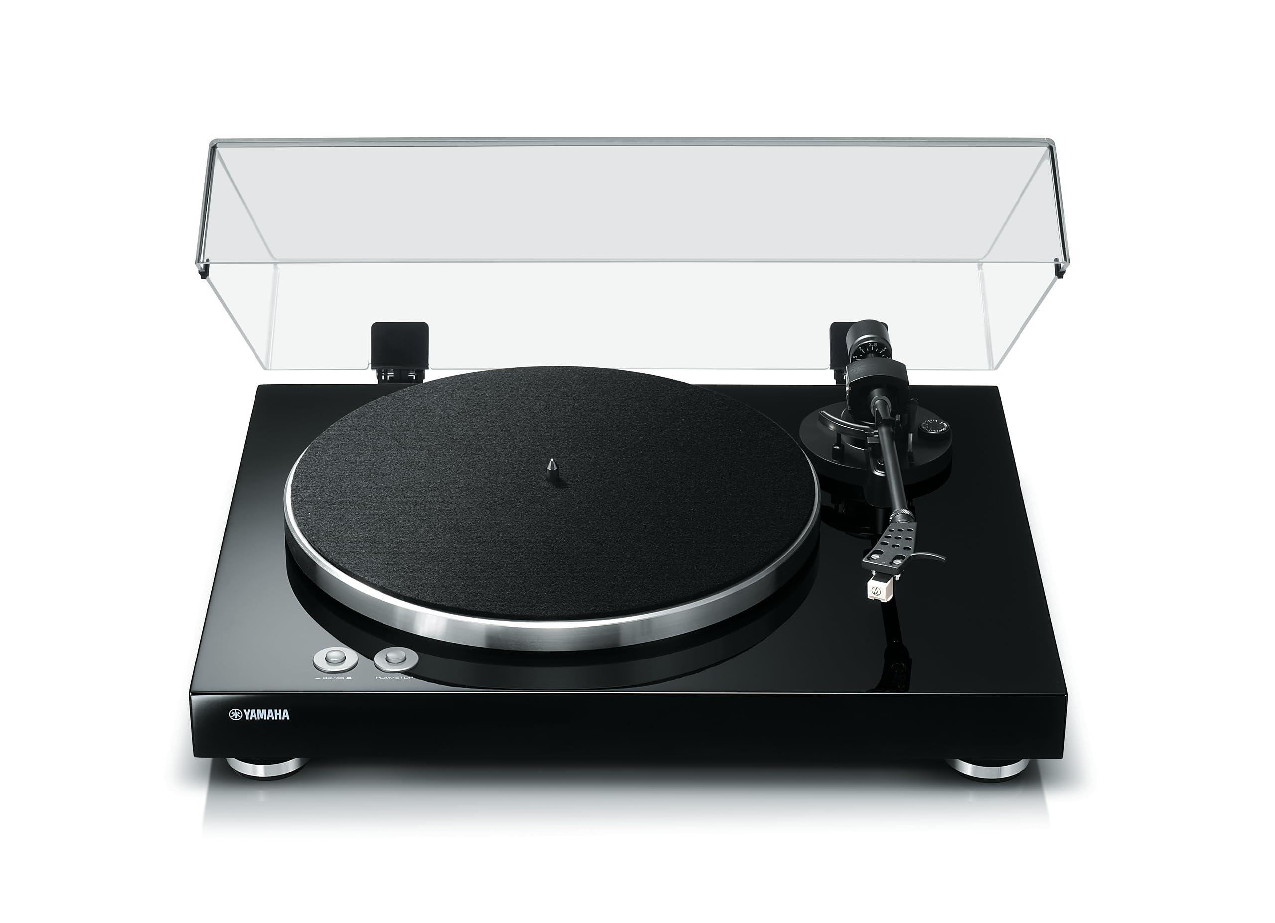 YAMAHA Yamaha TT-S303 Traditional Turntable with Belt Drive and Straight Arm - Pre Phono Amplifier & Integrated Head
