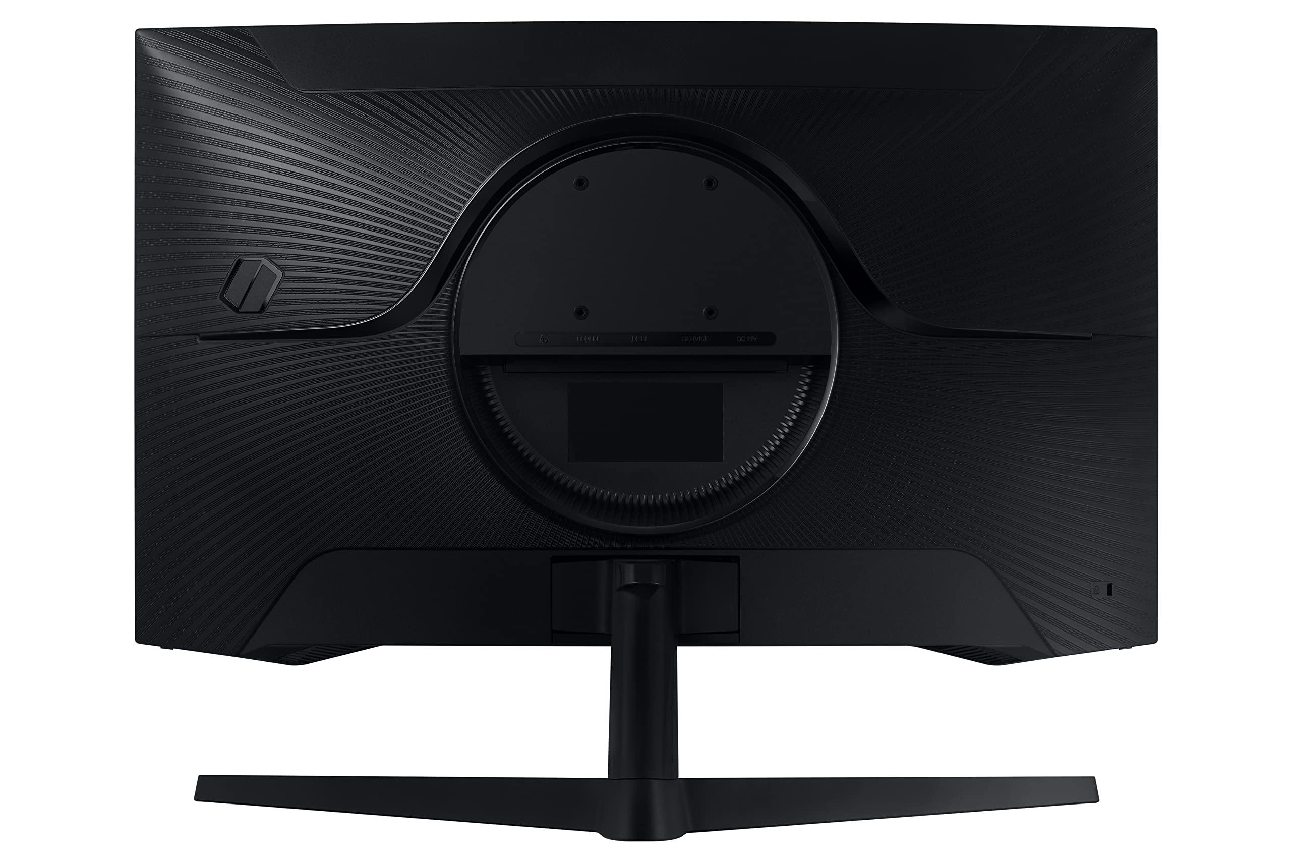 Samsung SAMSUNG 27" Odyssey G55A QHD 165Hz 1ms FreeSync Curved Gaming Monitor with HDR 10, Futuristic Design for Any Desktop (LS27AG550ENXZA)