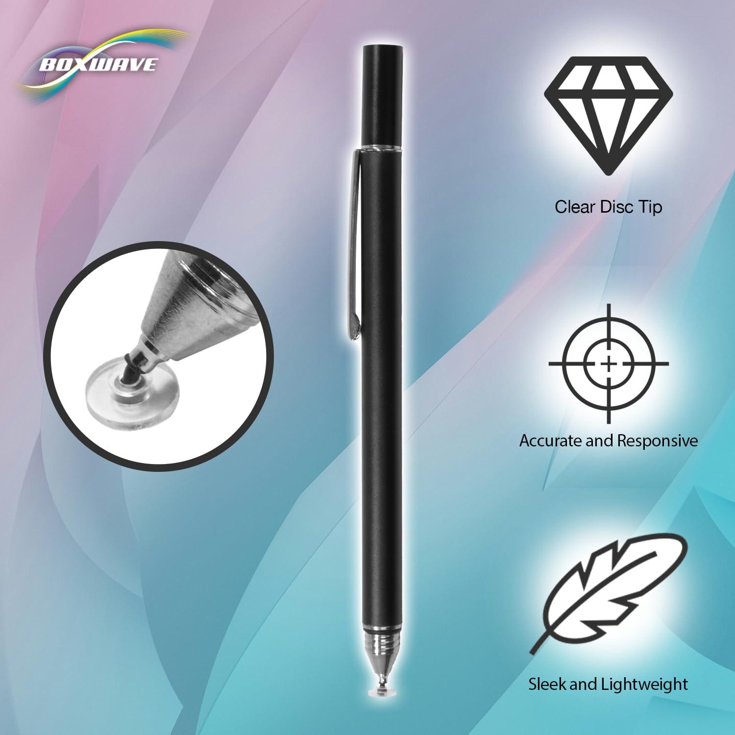 BoxWave BoxWave Stylus Pen Compatible with Apple iPhone 8 Plus - FineTouch Capacitive Stylus, Super Precise Stylus Pen - Jet Black