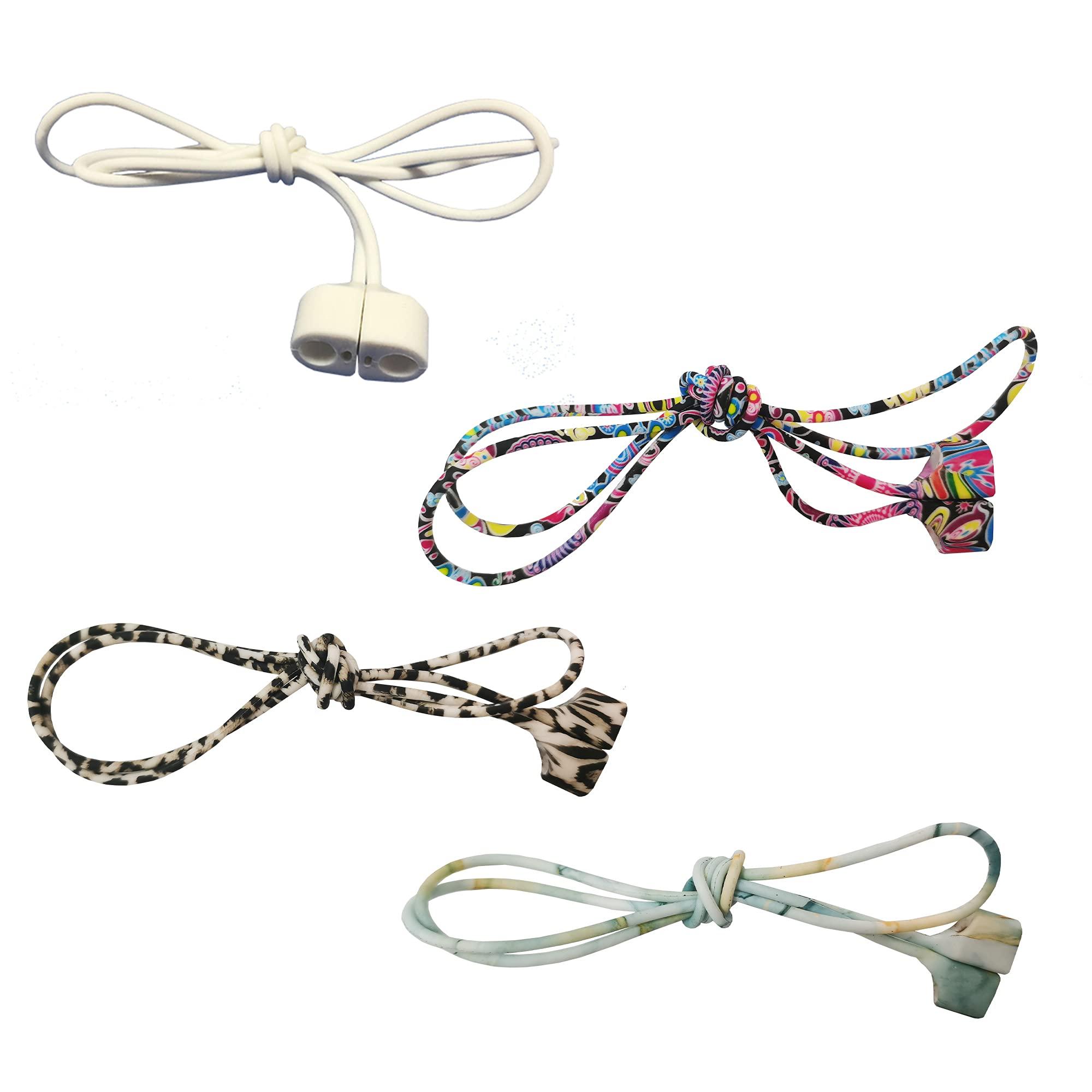 MULTAICH MULTAICH Magnetic Anti-Lost Lanyard for AirPods Earphone,Colorful Soft Silicone Sports Straps, Neck Rope Cord
