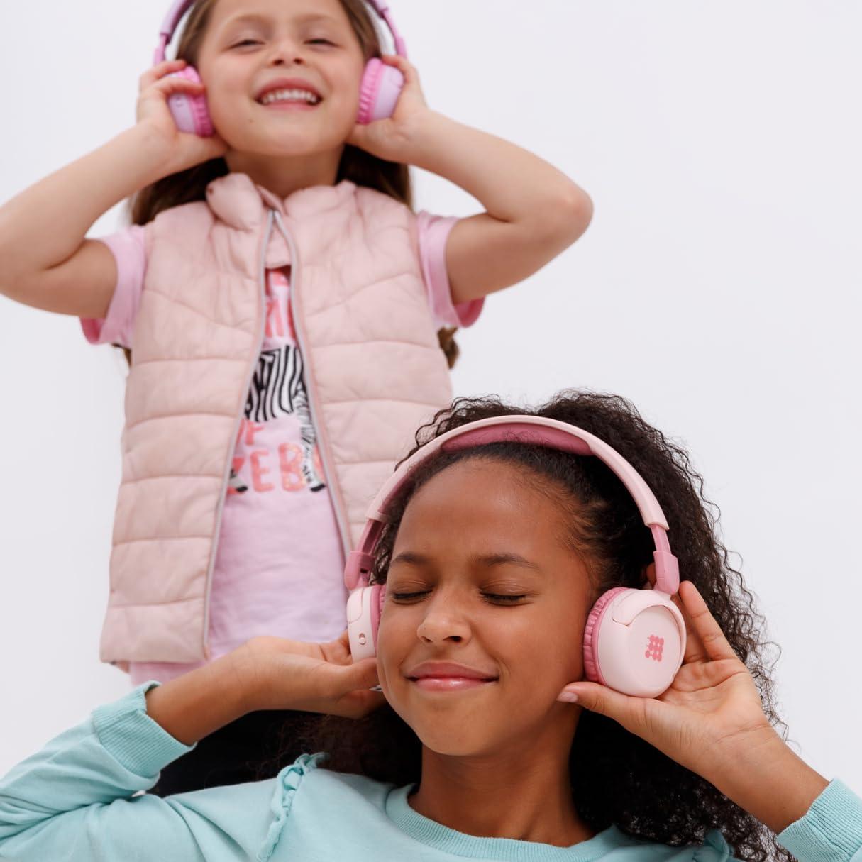 Cubitt Tracking Technologies Cubitt Bluetooth Headphones for Kids, Wireless, with Premium Sound Quality, Built in Microphone, 24 Hours Playtime, Study Mode/Volume Limited and AUX Cord for iPad, Tablet, Airplane, Phone, PC