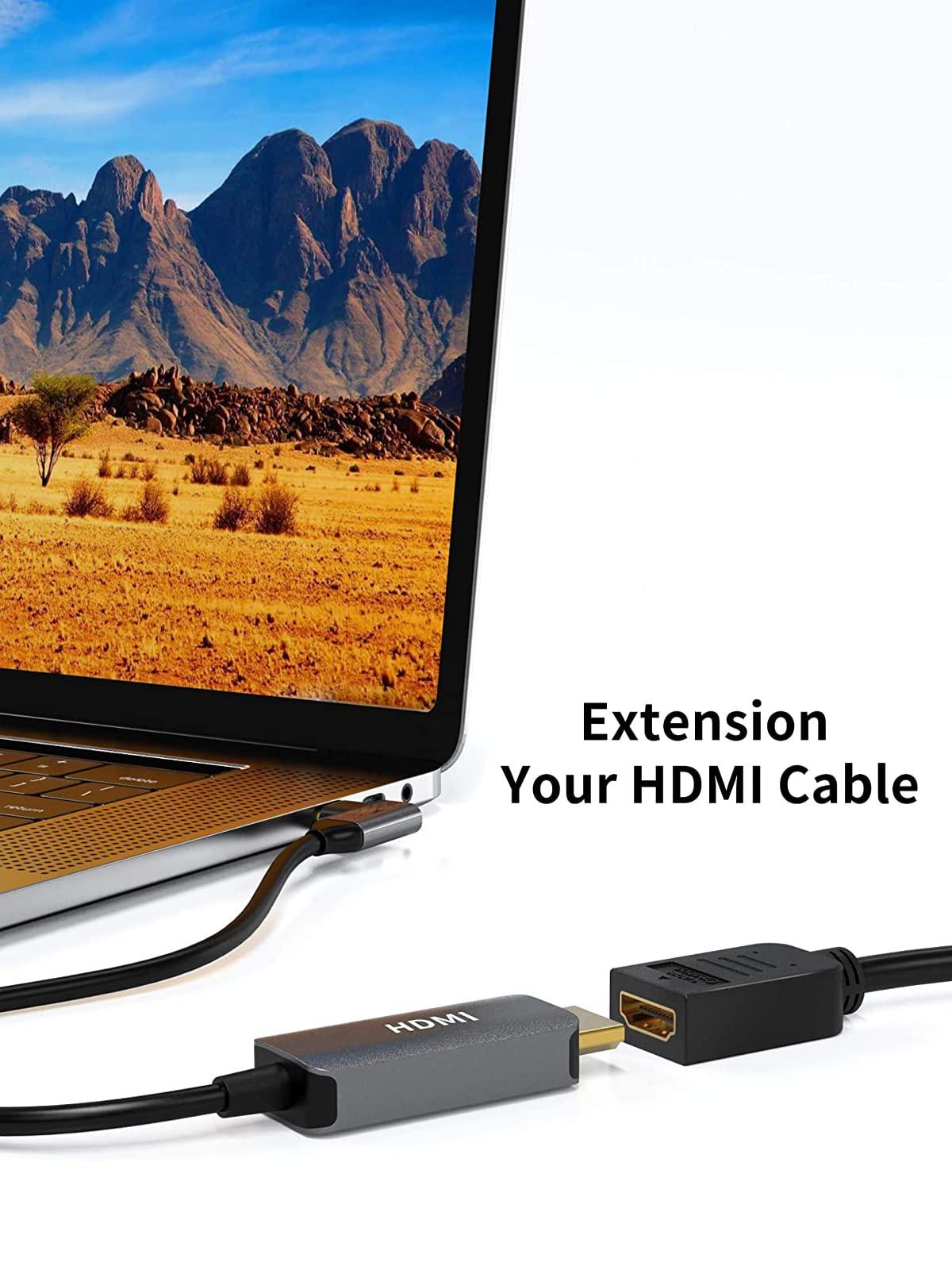 CableCreation CableCreation HDMI Male to DVI Female 0.5ft [10 Pack], Bi-Directional HDMI Male to DVI-I (24+5) Female Adapter, for PC, TV, TV Box, PS5, Blue-ray, Xbox,Switch