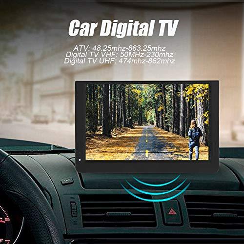 Wendry Wendry 12 in Portable Smart TV, 1080P Full HD Digital Television ATSC Portable TV, Color Screen 1080P Car Digital TV, Portable Digital TV for Car or Home