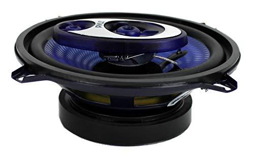 Pyle Pyle PL53BL 5.25" 200W Car Audio Triaxial Speakers Stereo Blue Pair (4 Pack)
