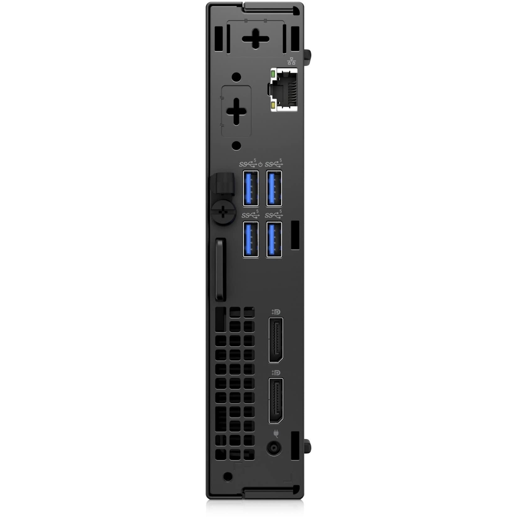 Dell Dell OptiPlex 5000 Desktop Computer - Intel Core i5 12th Gen i5-12500T Hexa-core (6 Core) 2 GHz - 8 GB RAM DDR4 SDRAM - 256 GB M.2 PCI Express NVMe 3.0 x4 SSD - Micro PC - Black (Renewed)