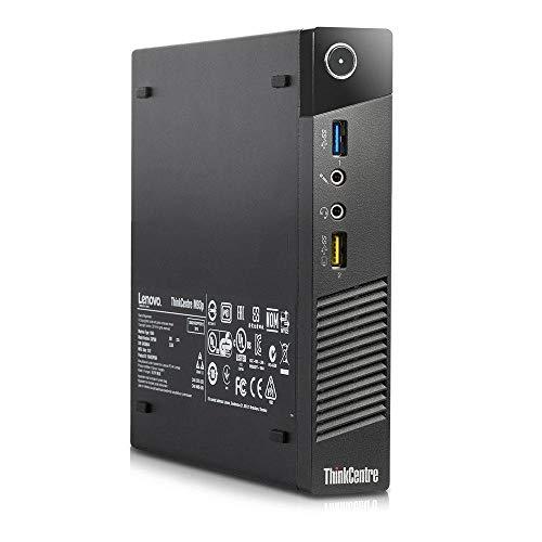 Lenovo lenovo ThinkCentre M93P Tiny Form Factor Business Desktop Computer, Intel Dual-Core i5-4570T Processor up to 3.60 GHz, 8GB RAM, 128GB SSD, WiFi, USB 3.0, VGA, Windows 10 Pro (Renewed)