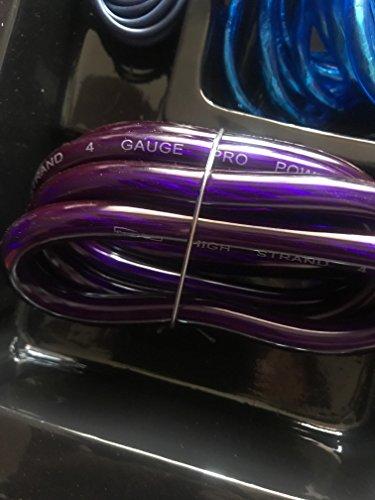 Phonics Digital 4 Gauge 1500W Amp Installation Car Wiring Kit + RCA