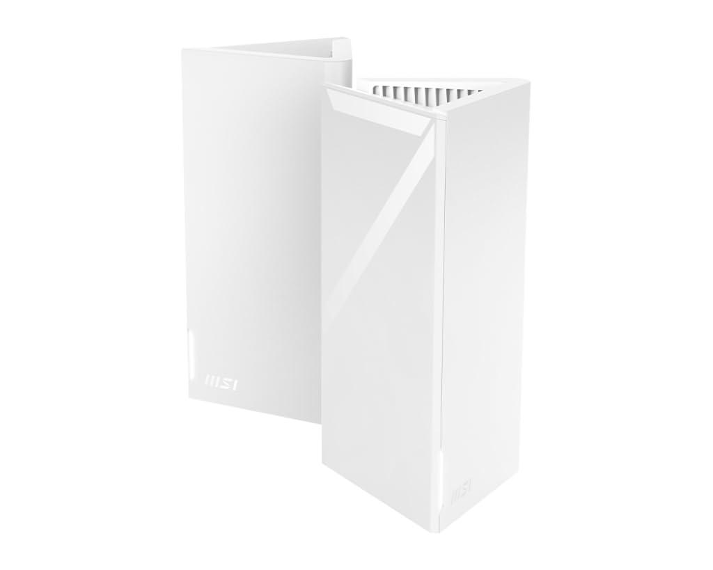 MSI MSI Roamii BE Lite Mesh System - 2 Pack (WiFi 7, BE 5000, Up to 5,800 sq.ft. of Coverage, Supporting 120+ Devices, 2.5Gbps Ethernet Port, MU-MIMO MLO)
