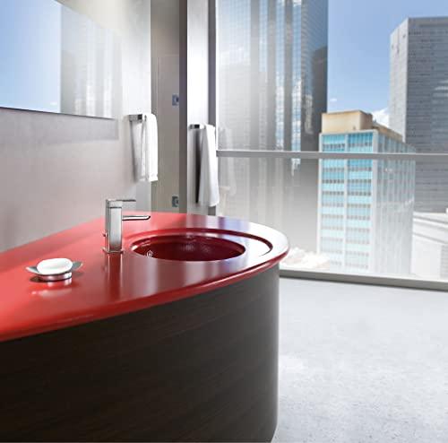 Moen Moen YB8824CH 90 Degree Modern 24-Inch Single Bathroom Single-Towel Bar, Chrome