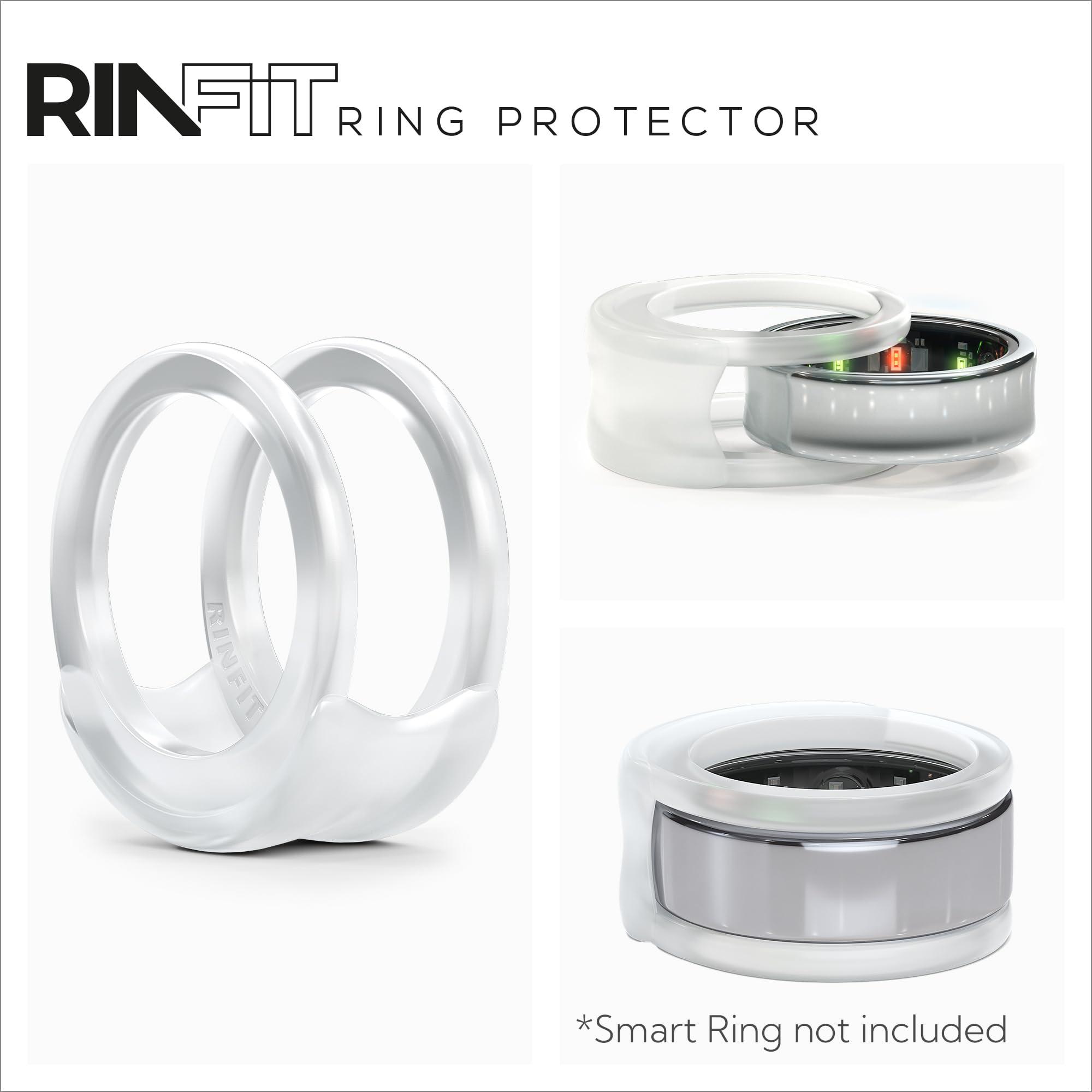 Rinfit Rinfit Smart Ring Protector - Silicone Ring Enhancer for Active Lifestyle and Gym - SportFit U.S. Design Patent - Frosted, Size 9