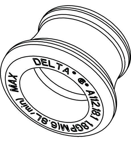 DELTA FAUCET Delta RP61342OB Aerator, Oil Bronze