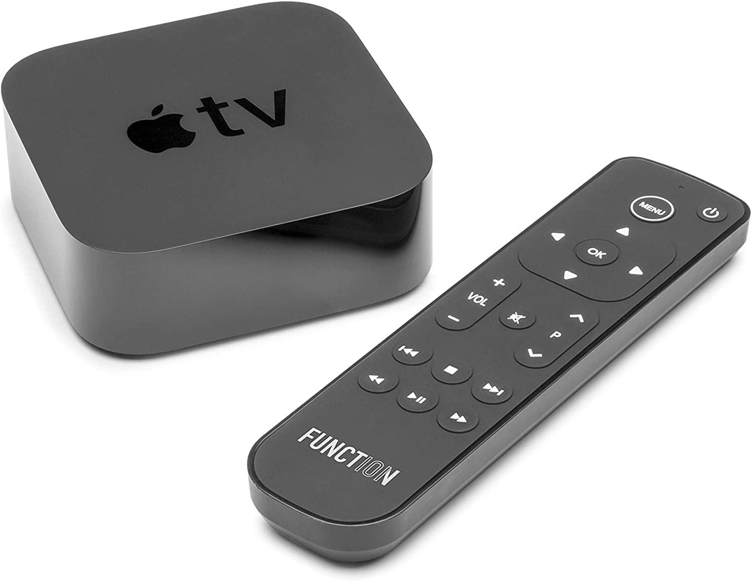 Function101 Function101 F101-ATVRM 3-Pack | Replacement Button Remote for Apple TV | Infrared Connectivity | 2 AAA Batteries Included