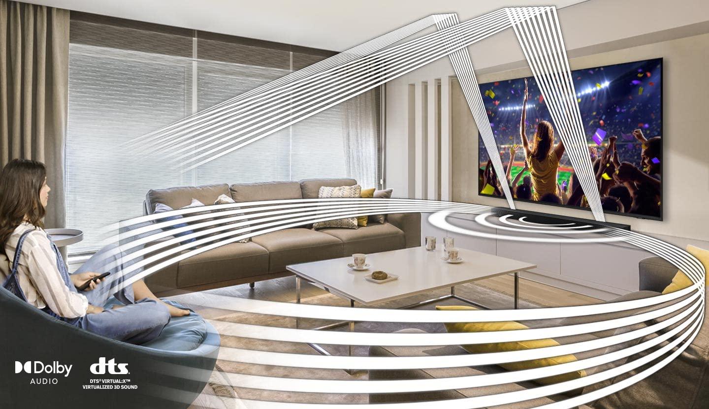 SAMSUNG Samsung HW-B650 3.1ch Soundbar and Subwoofer with Dolby Audio with an Additional 1 Year Coverage by Epic Protect (2022)