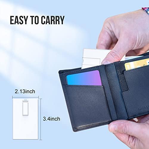 KEXIN KEXIN USB Flash Drives Credit Card Bank Card Shape Flash Drive Memory Stick Key Credit 2GB 2G USB Drive - Bulk Flash Drives - 50 Pcs (White Card)