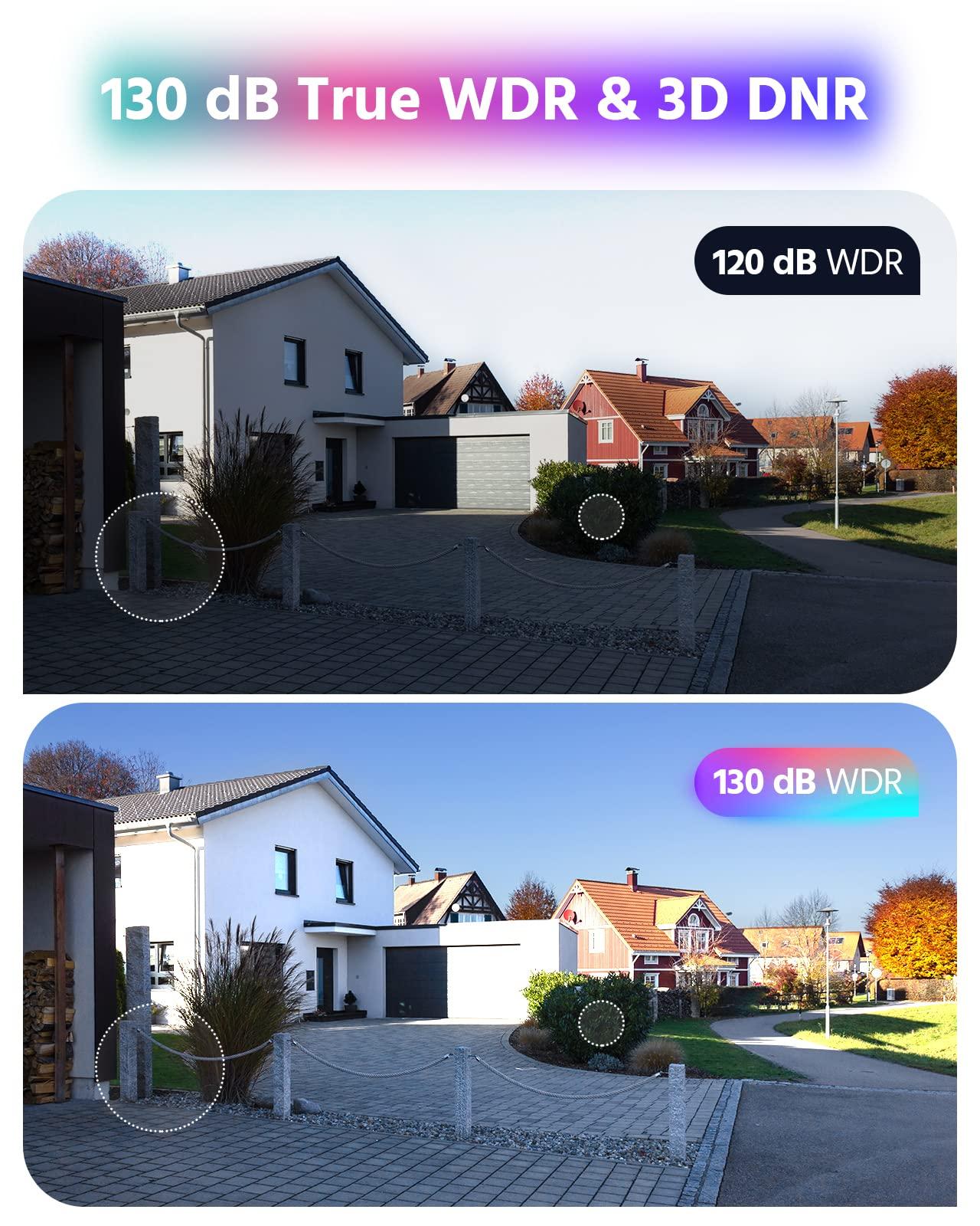 ANNKE ANNKE NCK800 4K Security Camera System with 8MP Full Color Night Vision, 4pcs H.265+ PoE Wired Turret 4K Cameras with AI Human Detection, 8CH NVR Recorder with 4TB HDD for 24/7 Video Recording