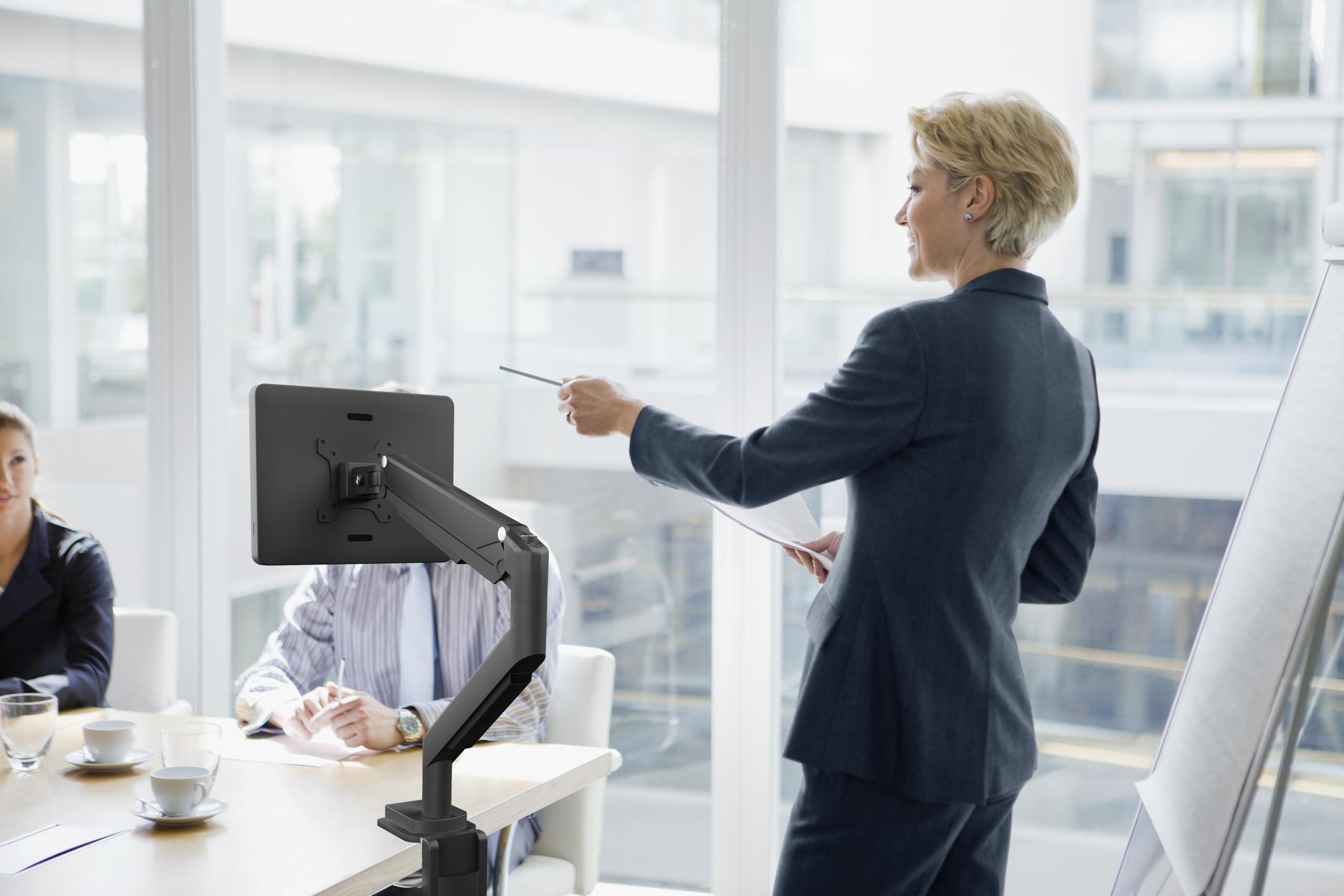 CTA Digital Tablet Mount & Enclosure CTA Locking Tablet Mount USB Hub & Paragon Enclosure for iPad Air 11" M2 (2024) - iPad Pro 11" M4 (2024) - iPad 10.2" 7/8/9 Gen - Lenovo Tab 4 - Galaxy Tab S5E (PAD-LTMUH2E)