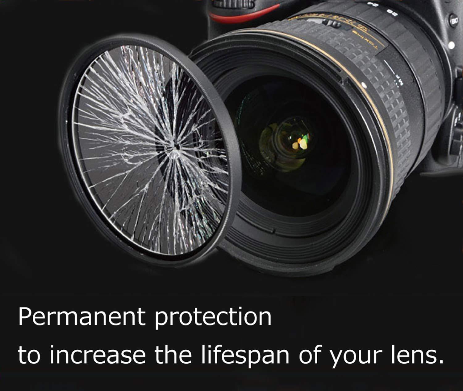 Kenko Kenko Camera Lens Protector MC Protector NEO 52mm, Multicoated, Made in Japan, Clear, 399163