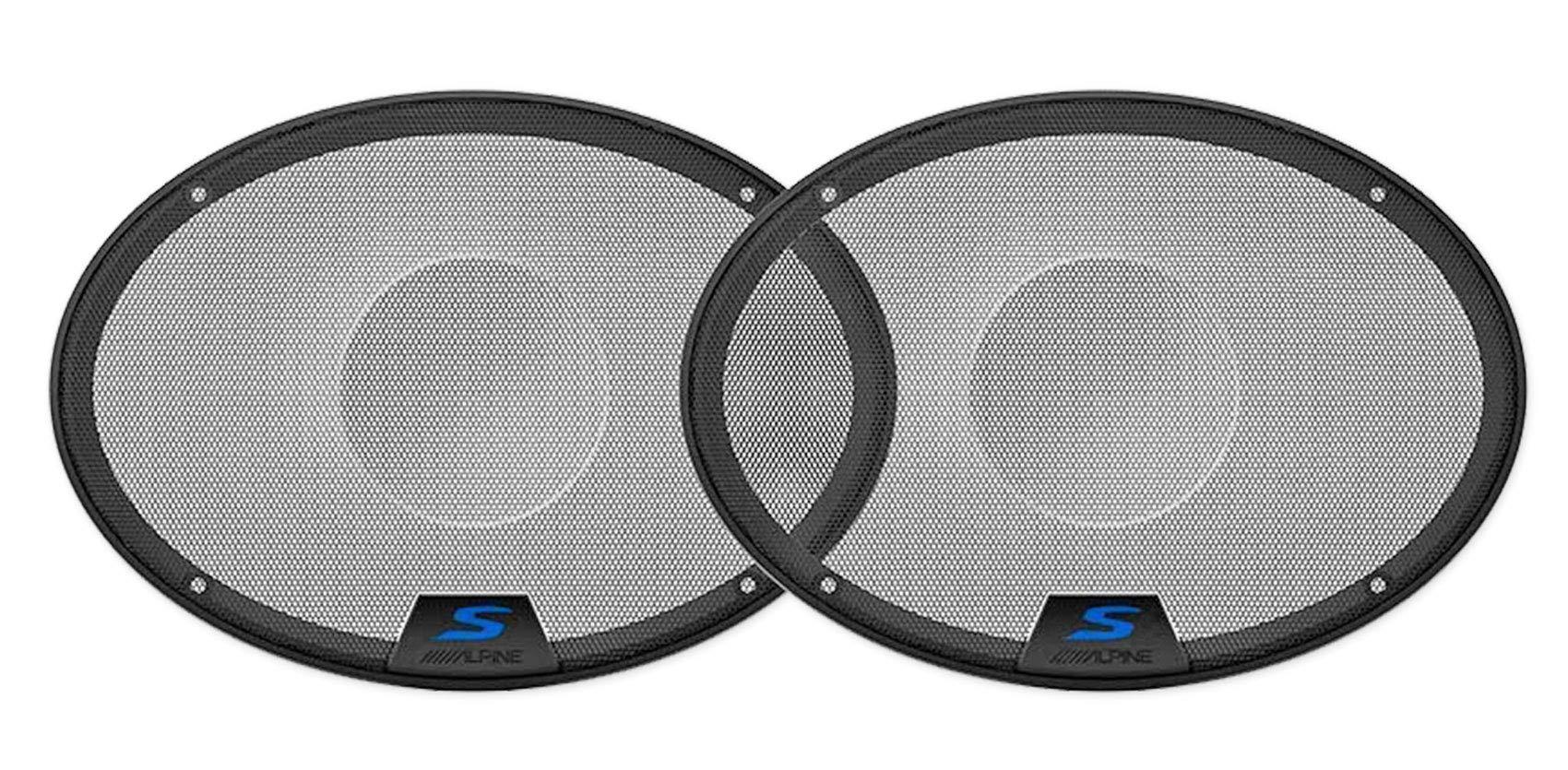 Alpine Pair Alpine S-S69 260 Watt 6x9 Coaxial 2-Way Car Audio Speakers Bundle with METRA 72-7800 Speaker Connector Harness Compatible with 1999-2000 Honda Civic