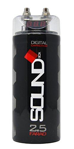 SoundBox SoundBox SCAP2D, 2.5 Farad Digital Capacitor for Car Audio - 2500 Watts
