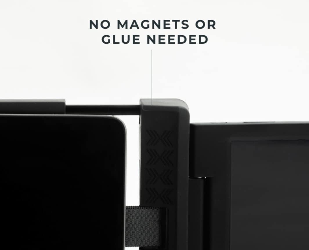 Xebec Xebec Tri-Screen 2 | 10.1\" Portable Laptop Monitor | Full HD 1920x1200, Plug and Play, Compatible with Mac and PC, The Original Tri-Screen for Laptops