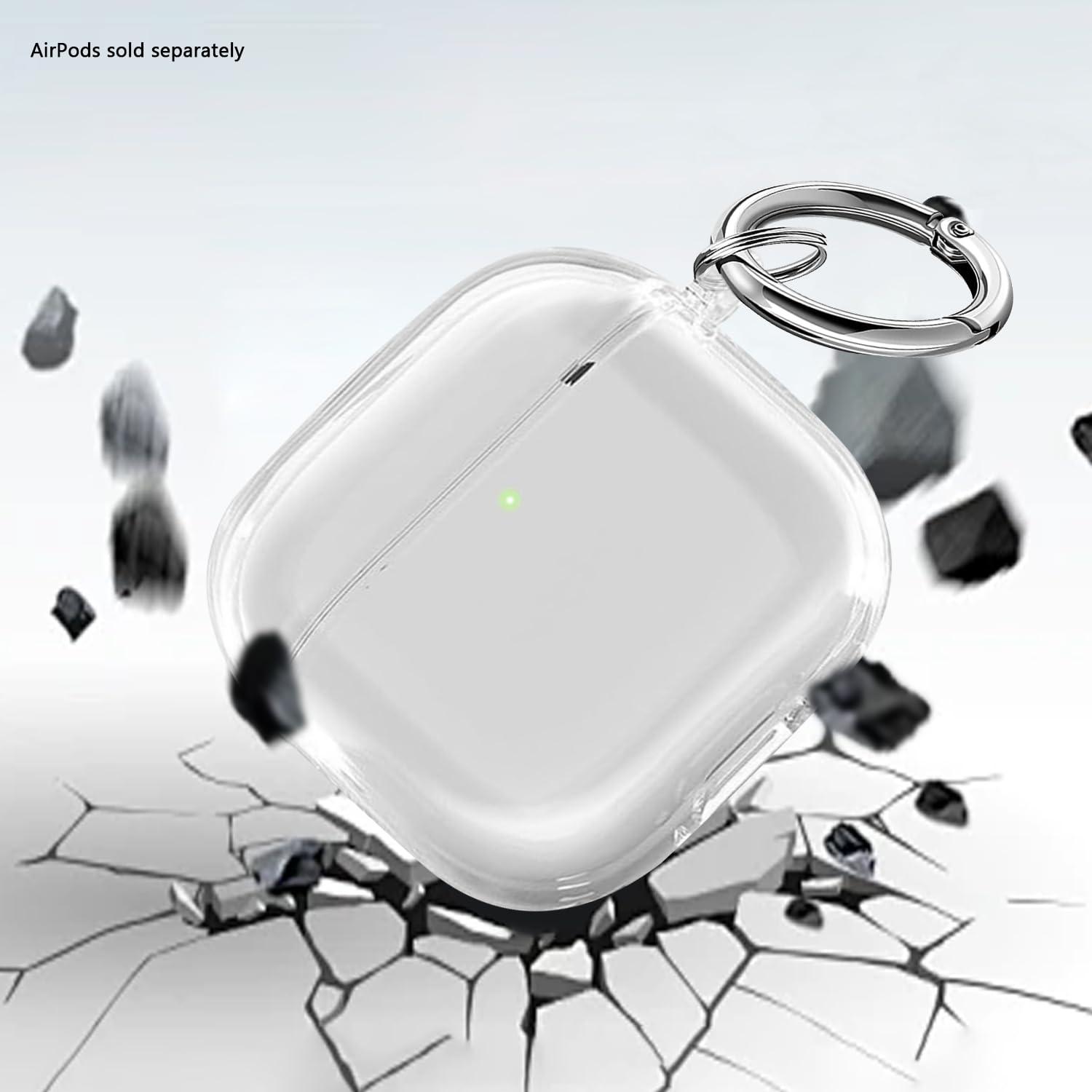 ZERODAMAGE SAHARA CASE Sahara - Inspire Series Case for AirPods 4, Crystal Clear, (HP00173)