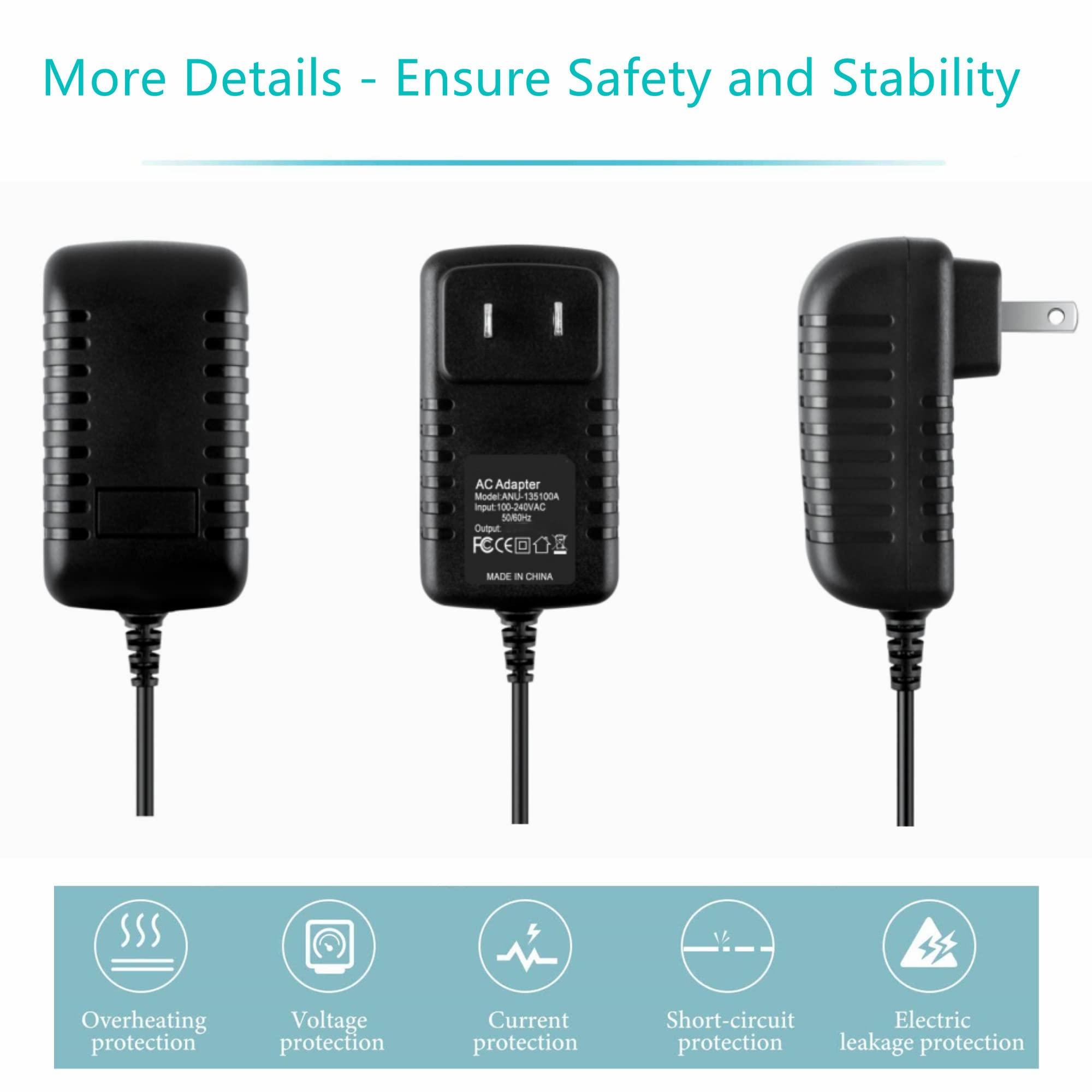 Dysead Dysead 12V AC/DC Adapter Compatible with Zoom Cable Modem Docsis 3.0 5341J Series 1094 12VDC Power Supply Cord Cable PS Wall Home Charger Mains PSU