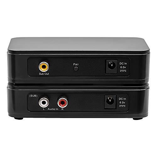 OSD Audio OSD Wireless 5.8G Subwoofer Transmitter/Receiver Kit Dual Source, Diversity Antennas and Brackets Nero WSA