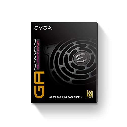 EVGA EVGA SuperNOVA 550 Ga, 80 Plus Gold 550W, Fully Modular, ECO Mode with Dbb Fan, 10 Year Warranty, Compact 150mm Size, Power Supply 220-GA-0550-X1