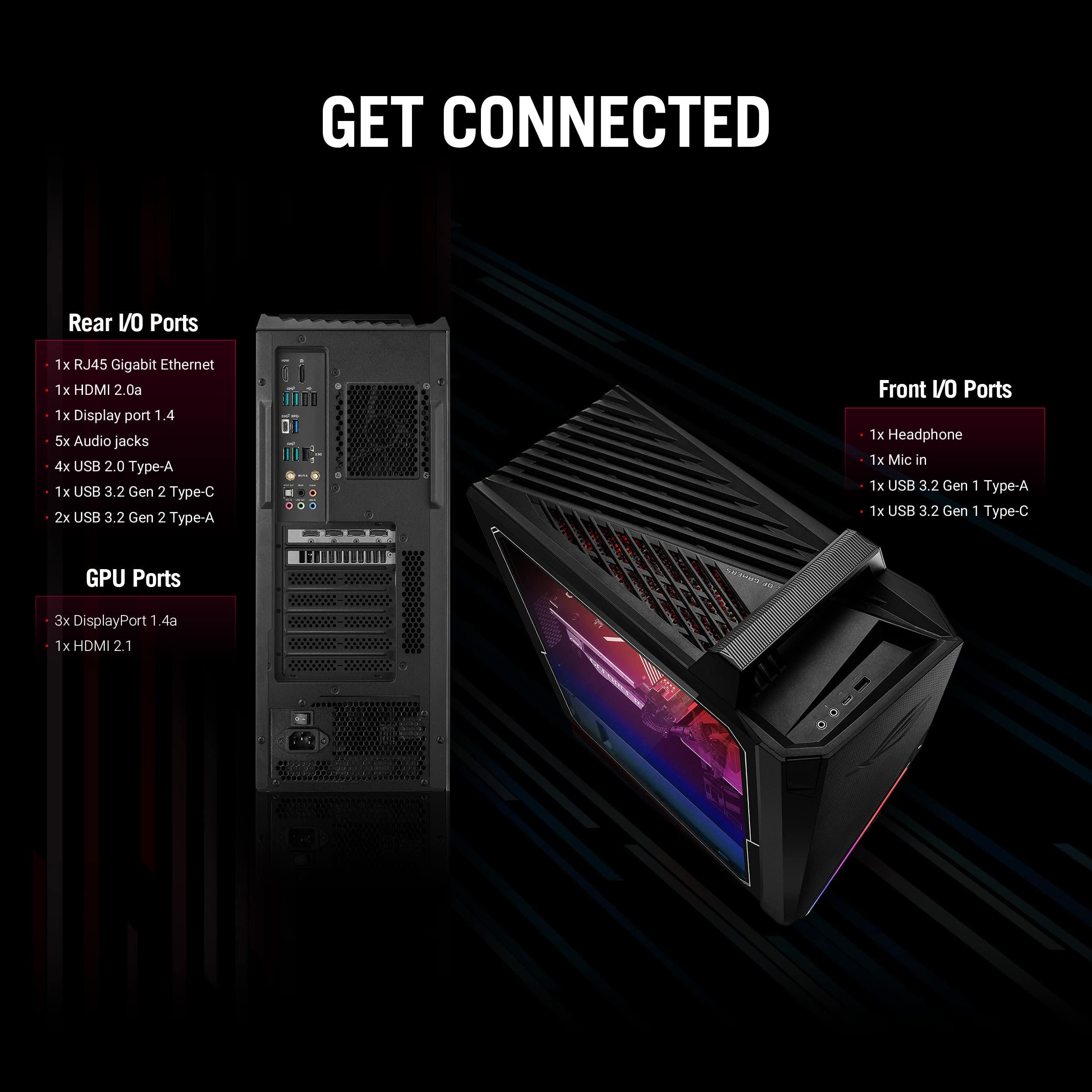 ASUS ASUS ROG Strix G15 Gaming Desktop PC, Intel Core i7-12700F, GeForce RTX 3060 12GB, 16GB DDR4 RAM, 1TB PCIe 4.0 SSD, Windows 11 Home, G15CF-AB766