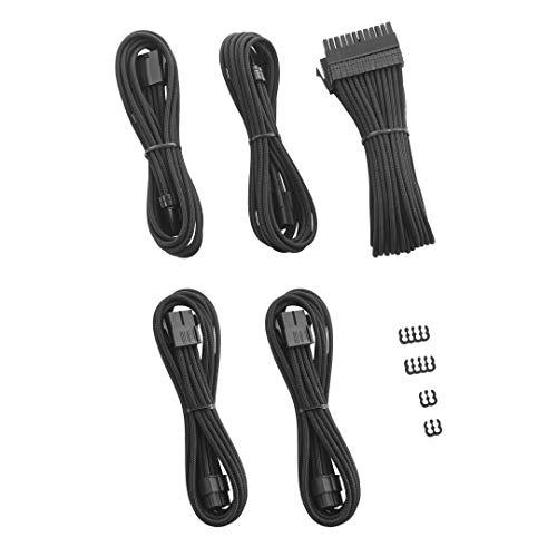 CableMod CableMod 8+8 Series Pro ModFlex Sleeved Cable Extension Kit (Black)