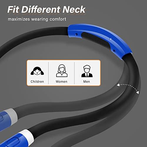 Vekkia Vekkia Rechargeable LED Neck Reading Light, Book Lights for Reading in Bed, 3 Brightness Levels, Flexible Soft Silicone Arms Comfortable Wear, Long Lasting. Perfect for Readers, Craft & Knitting