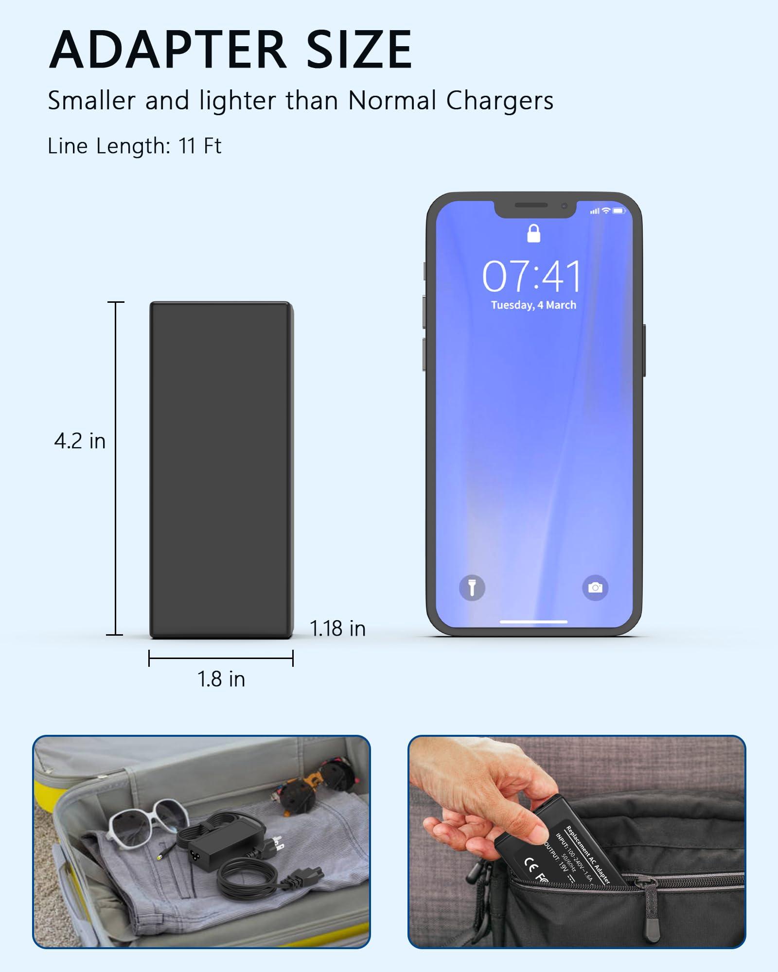 Nivjuky N23C3 N20C5 N20C4 65W Charger for Acer Aspire 3 5 Series, N15Q8 N15Q9 N15Q10 N16P1 N20C6 N19H2 Laptop Power Supply Cord