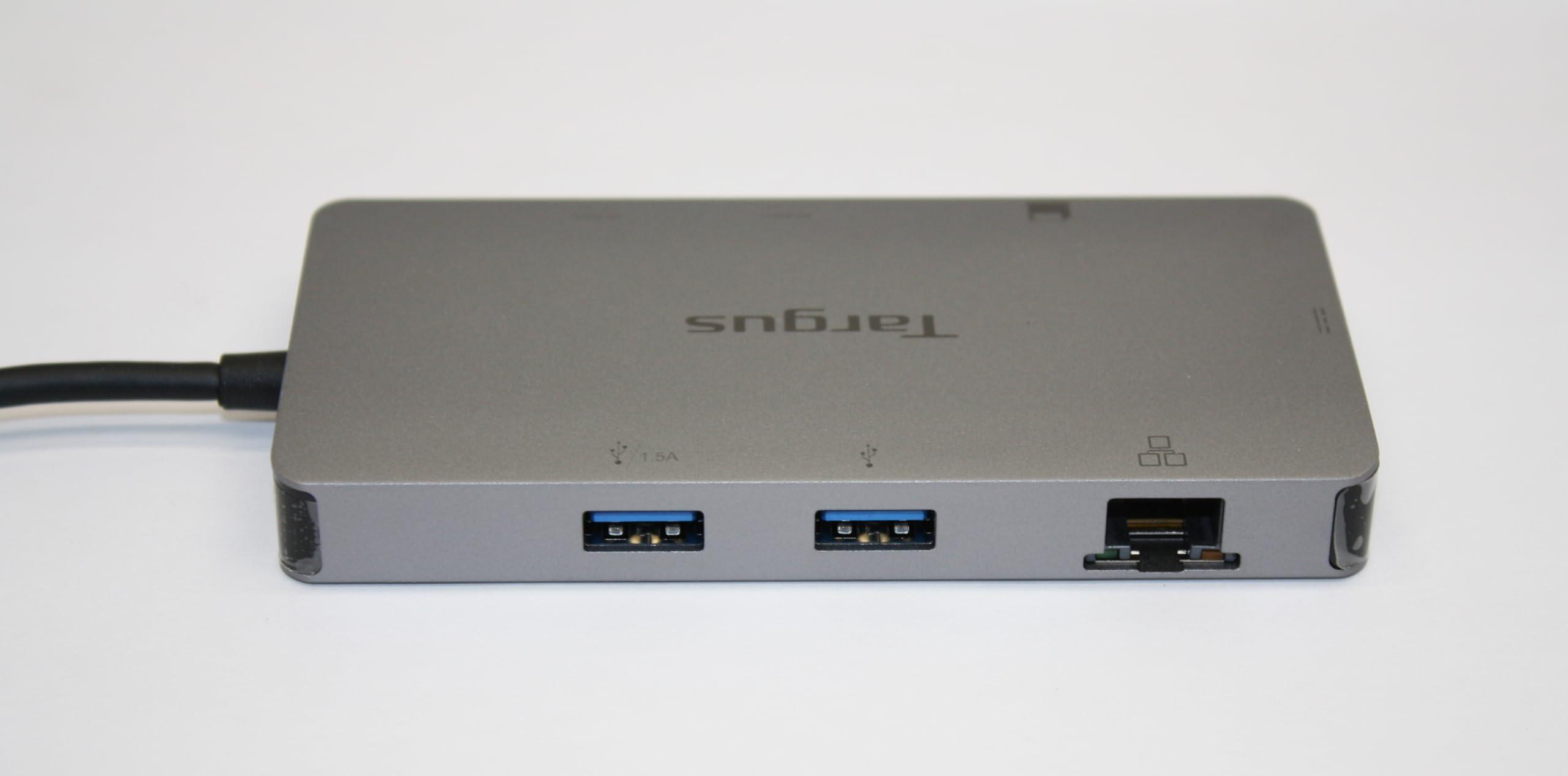 RefurbTek Targus USB-C Dual HDMI 4K Docking Station with 100W PD Pass-Thru - Expand Your HDMI, USB, and Ethernet Connections On-The-Go DOCK423TT (Renewed)