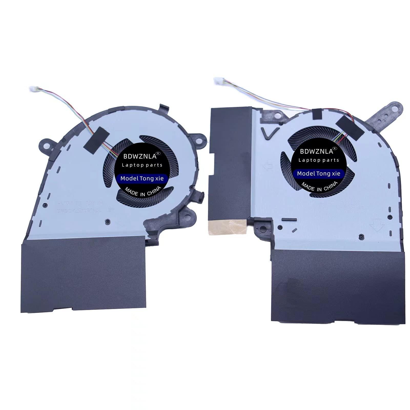 BDWZNLA BDWZNLA Replacement New Cooler for ASUS ROG Strix G731 G731G G731GW G17 G712 G712LU G712LV G712LW G712LWS G532L G712L G732LW Series CPU + GPU Cooling Fan DFSDK22105182L DFSCK22115181L 12V 1A